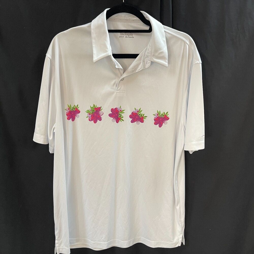 Backspin Golf Threads Nike White and Floral Missing Tag